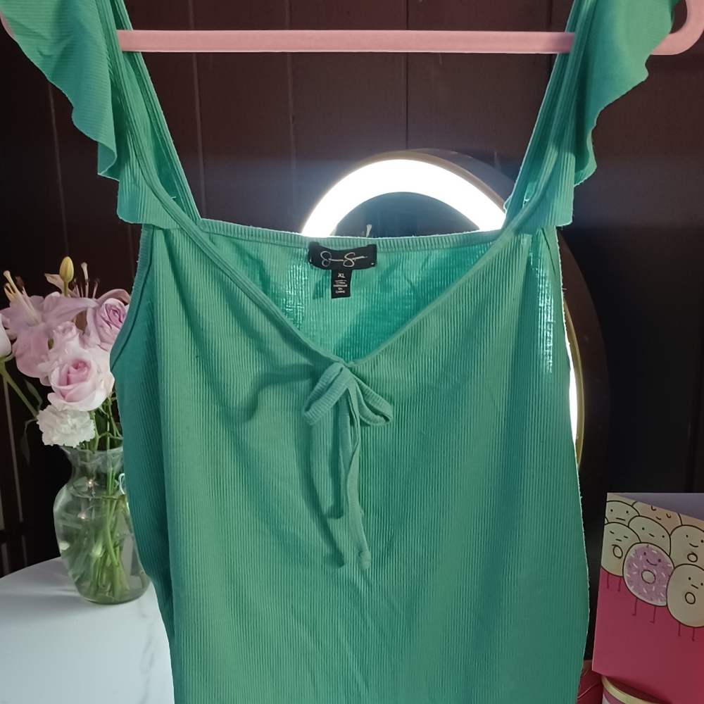 Jessica Simpson XL turquoise tank top